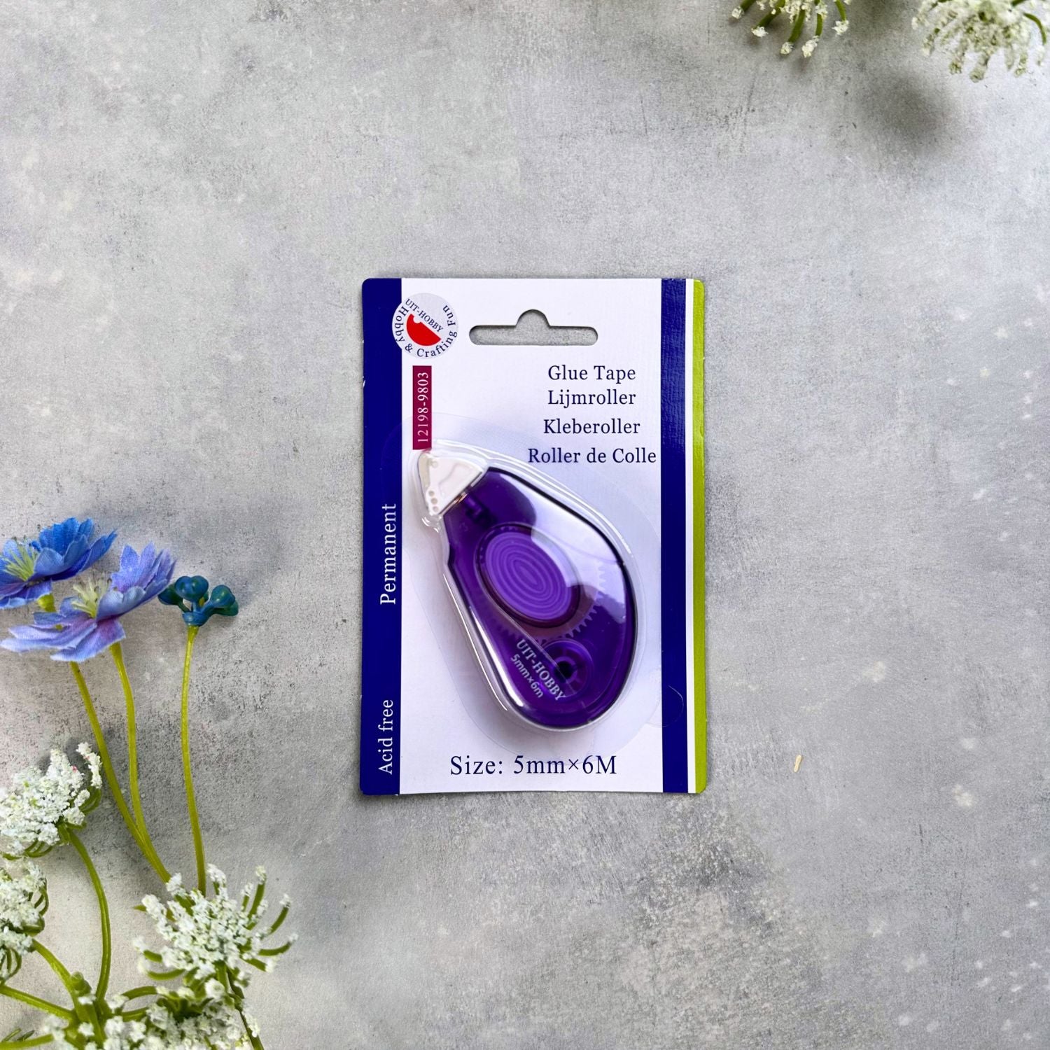 Lim tape rulle