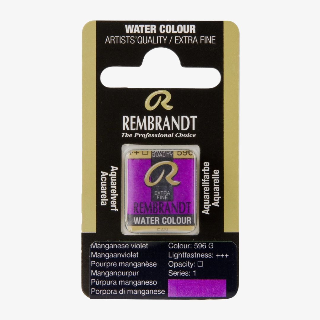 Manganese Violet half pan, Rembrandt akvarelmaling