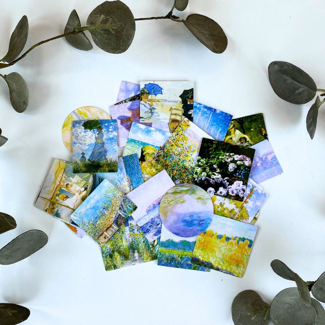 Monet klistermærker