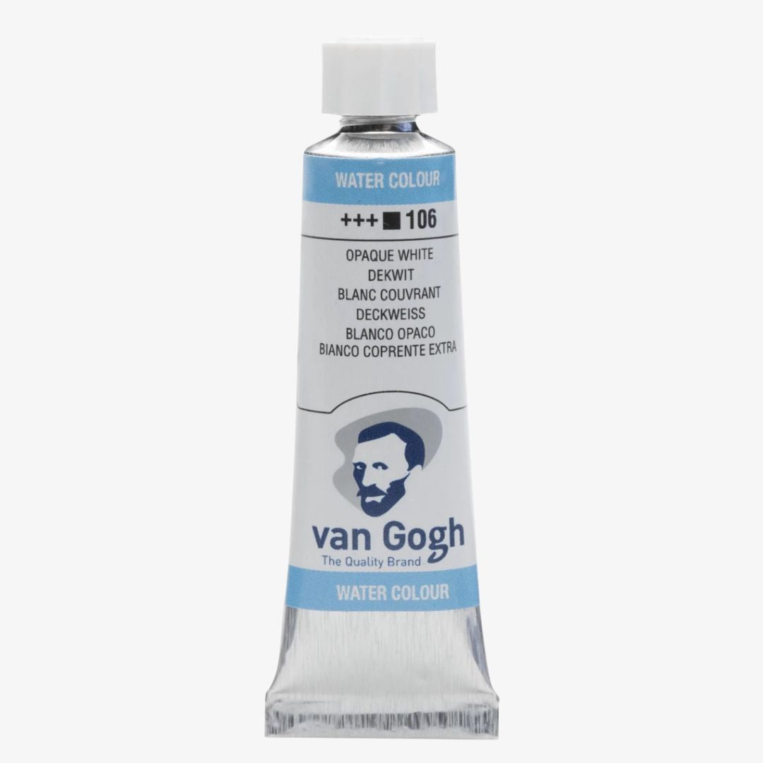 Opaque White akvareltube, Van Gogh akvarelmaling