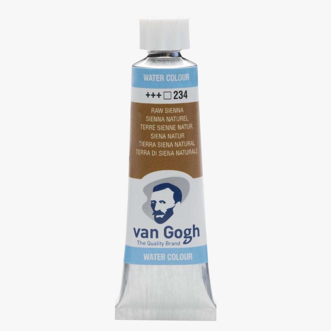 Raw sienna akvareltube, Van Gogh akvarelmaling