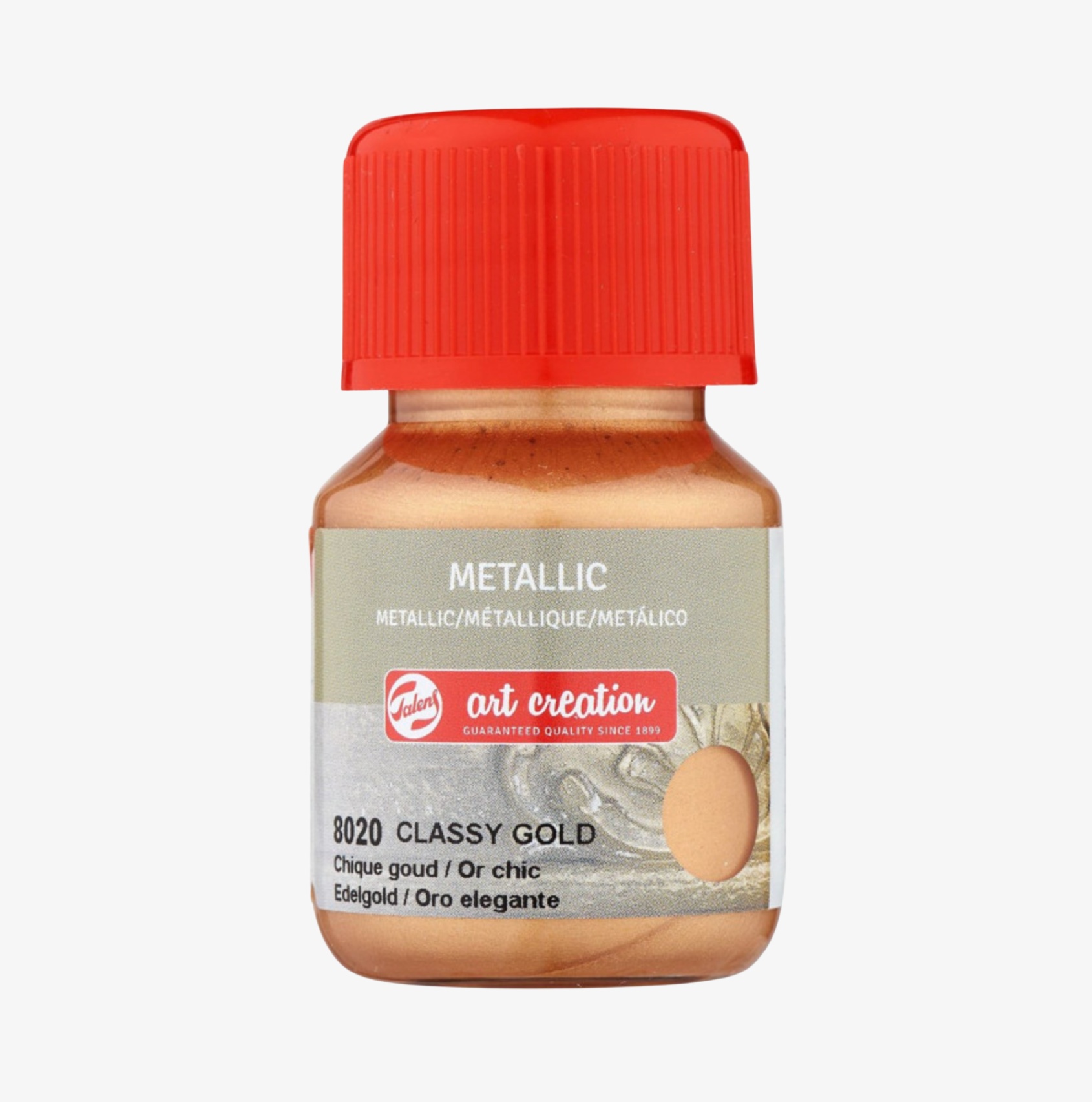 Metallisk guldmaling