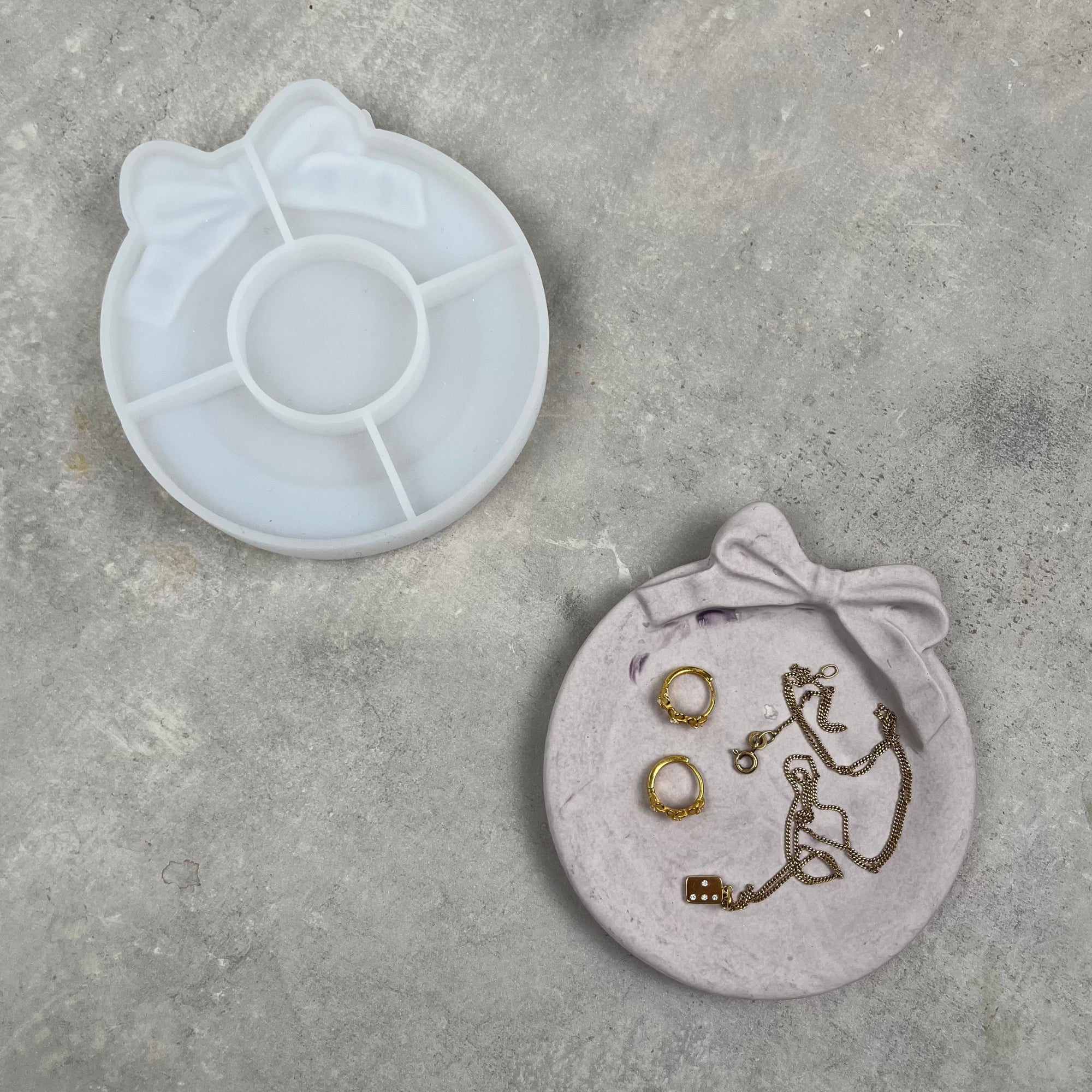 Lille sløjfefad - Støbeform