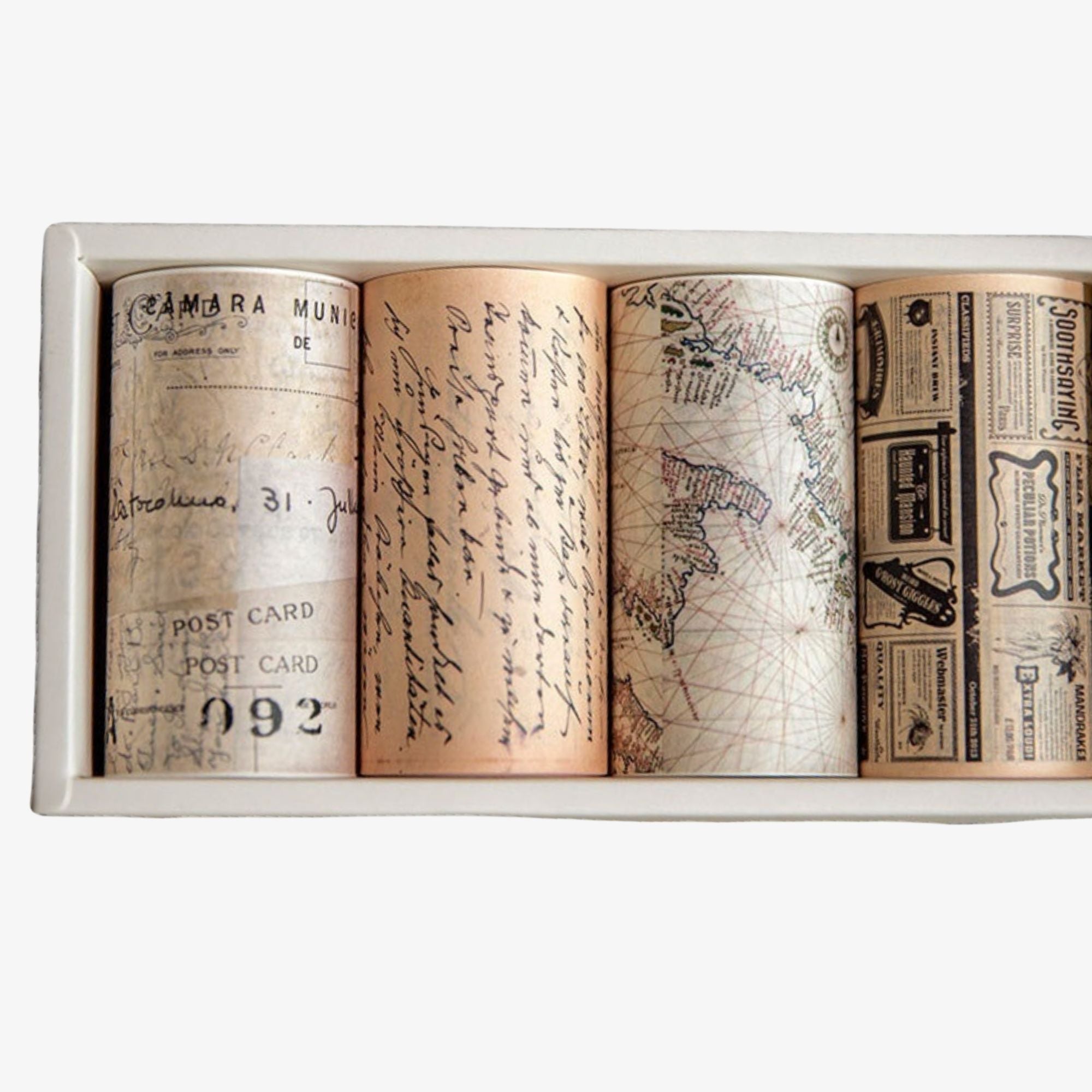 4 ruller vintage washi tape
