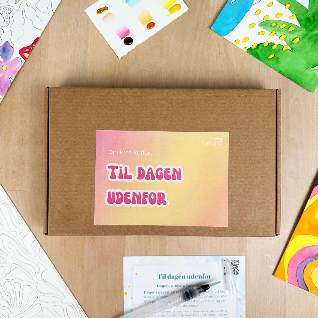 Akvarel projekt: Dagen udenfor