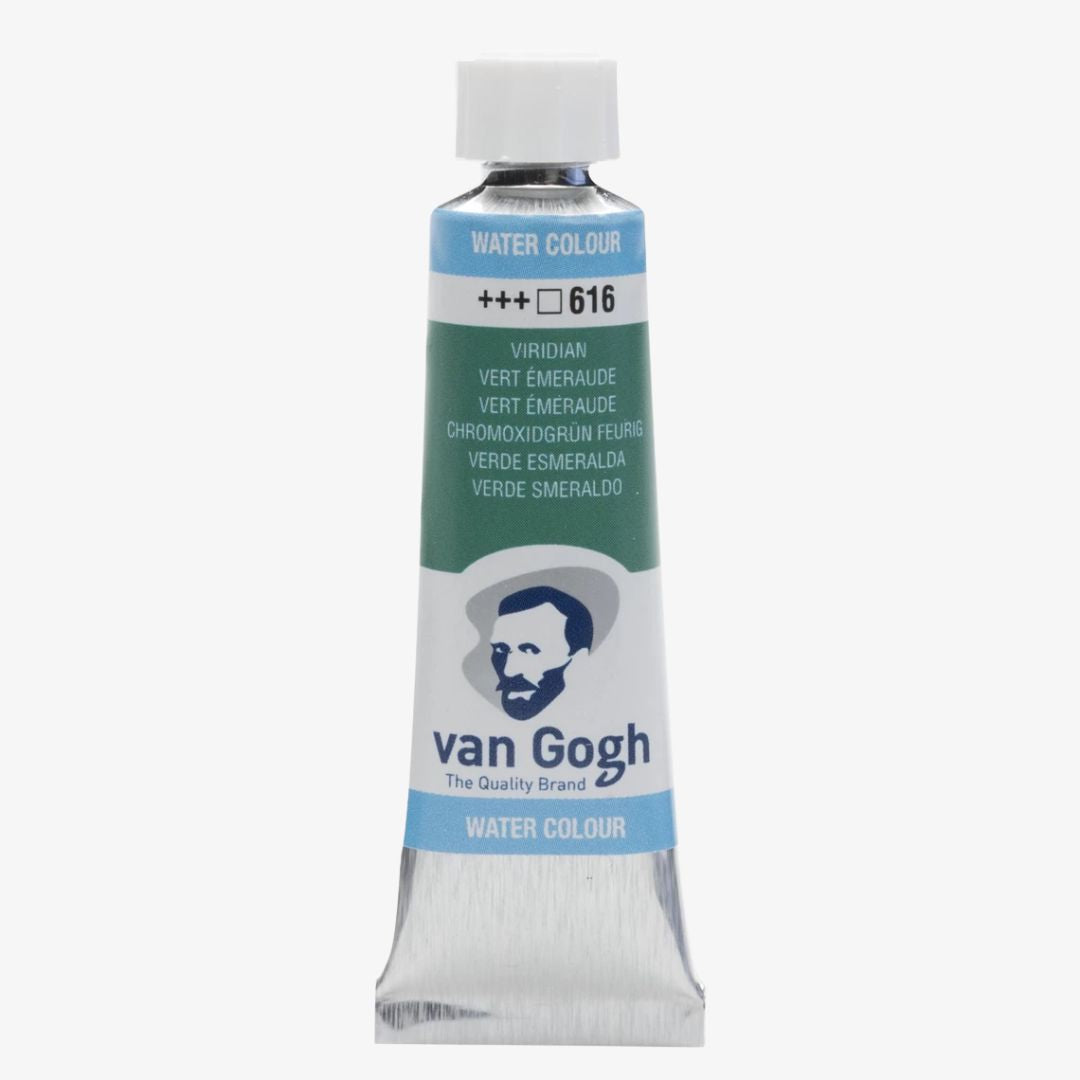 Viridian akvareltube, Van Gogh akvarelmaling