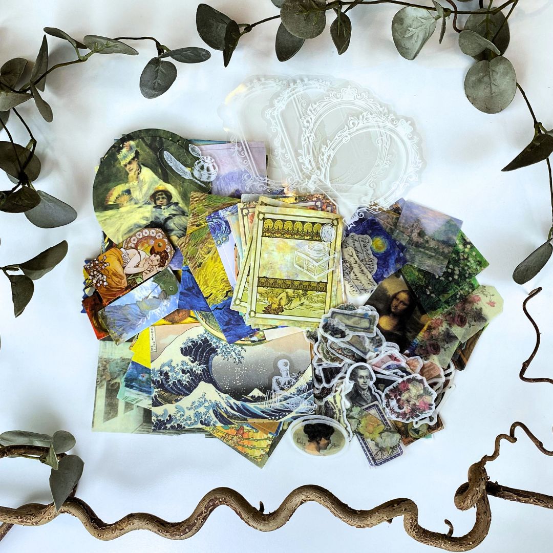 Scrapbook sæt - Berømte malerier