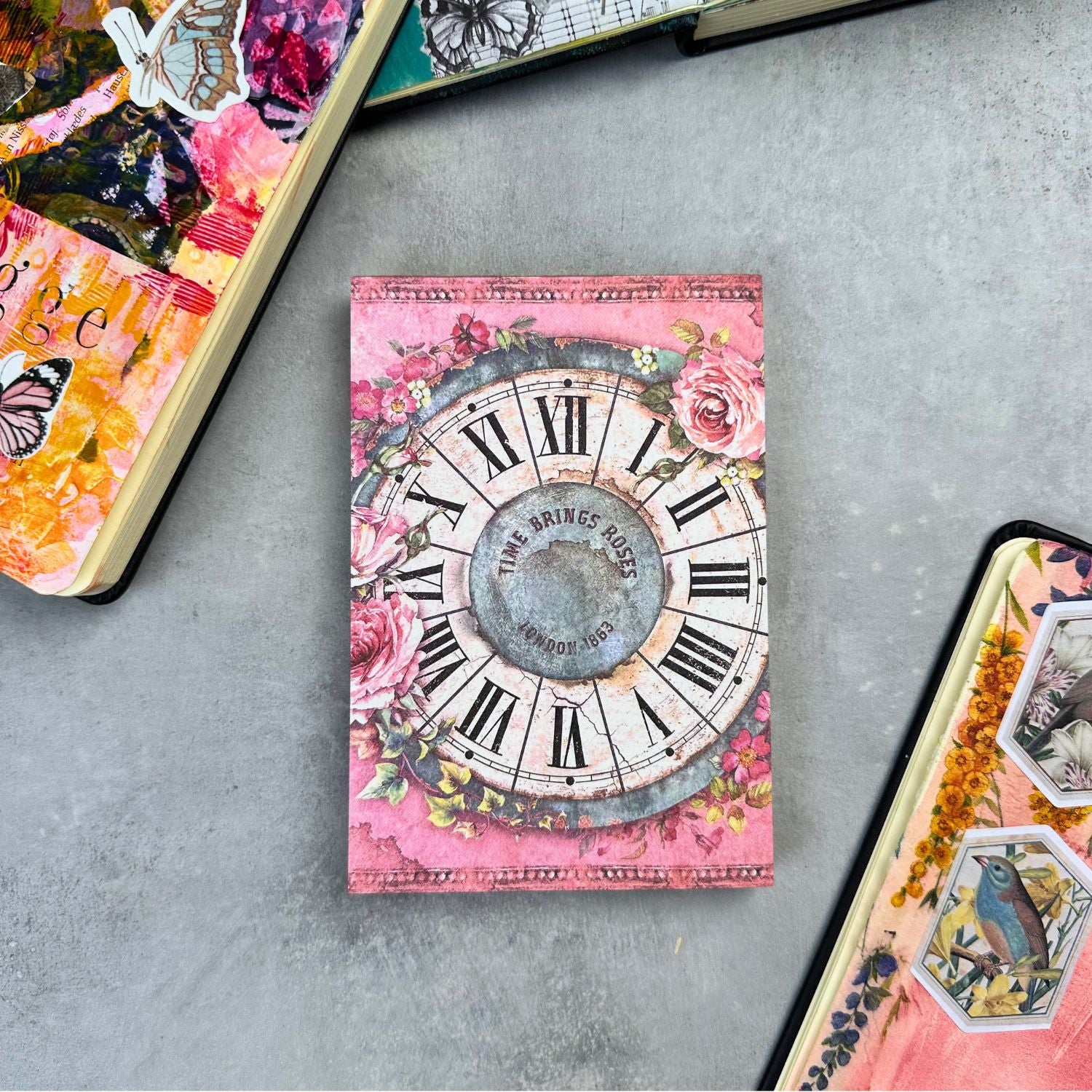Designpapir - lyserød vintage