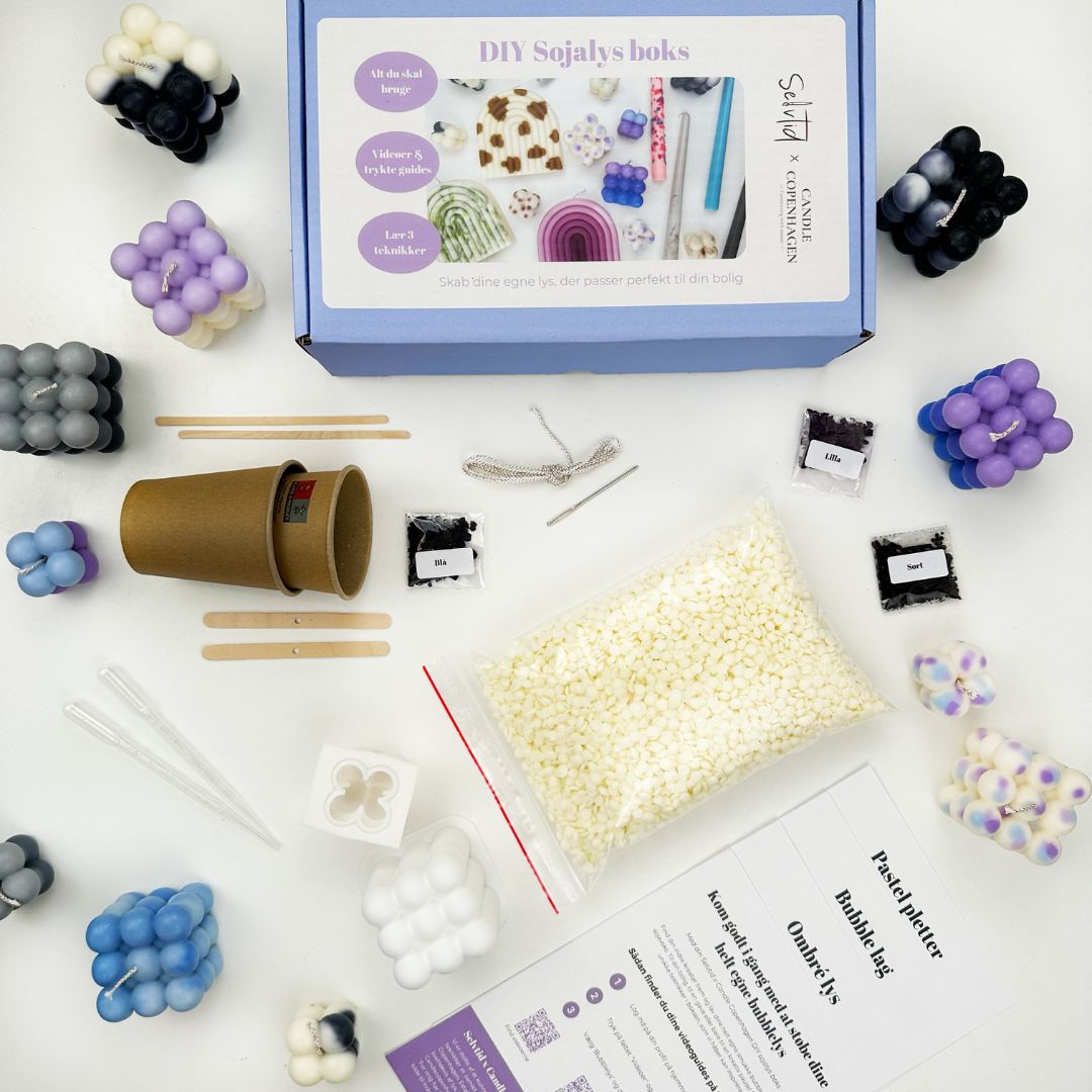 DIY sojalys starter kit: Bubble lys