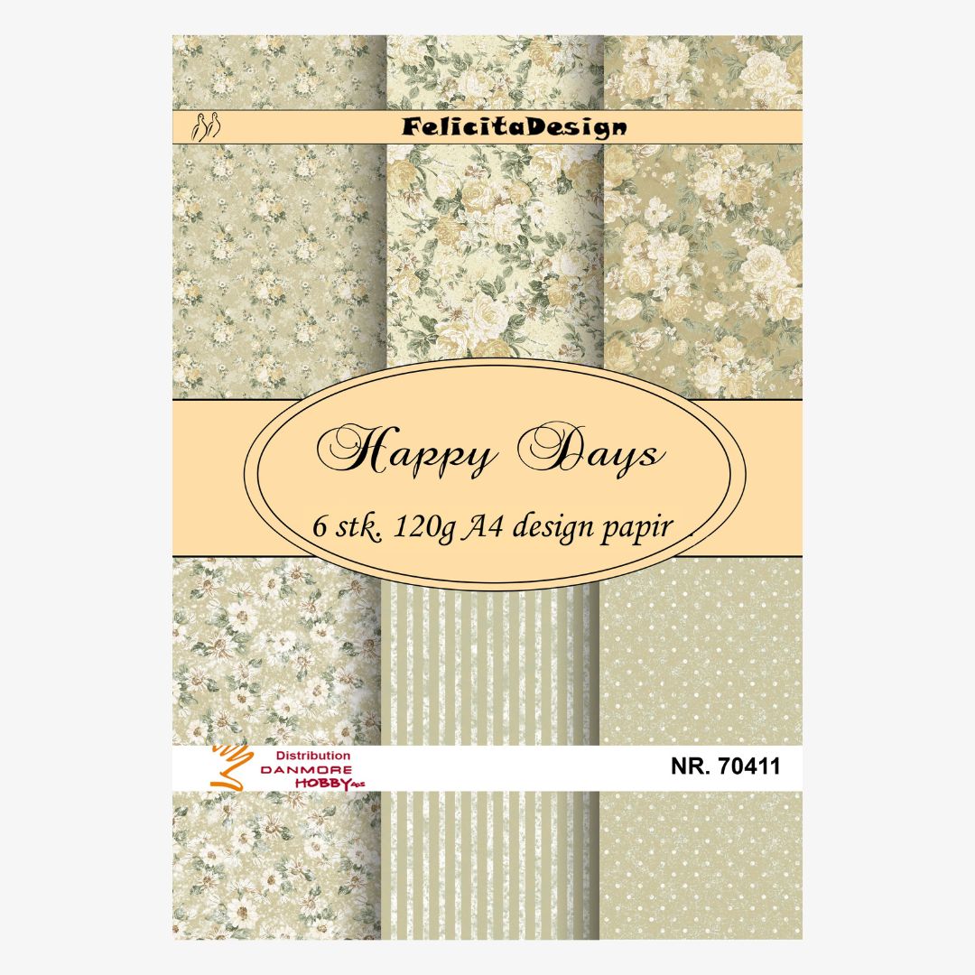 Designpapir - beige charme