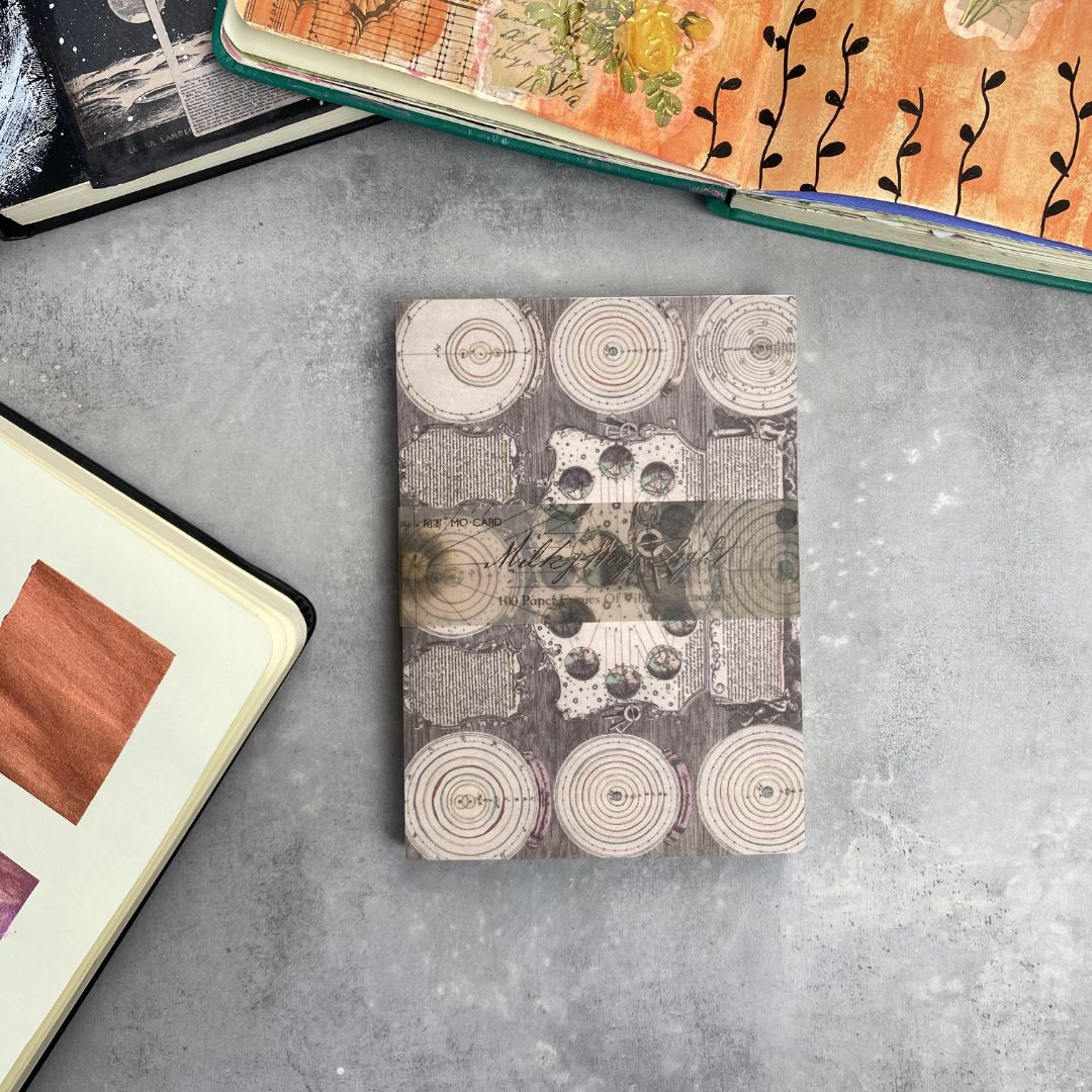 Designpapir med astronomiske motiver