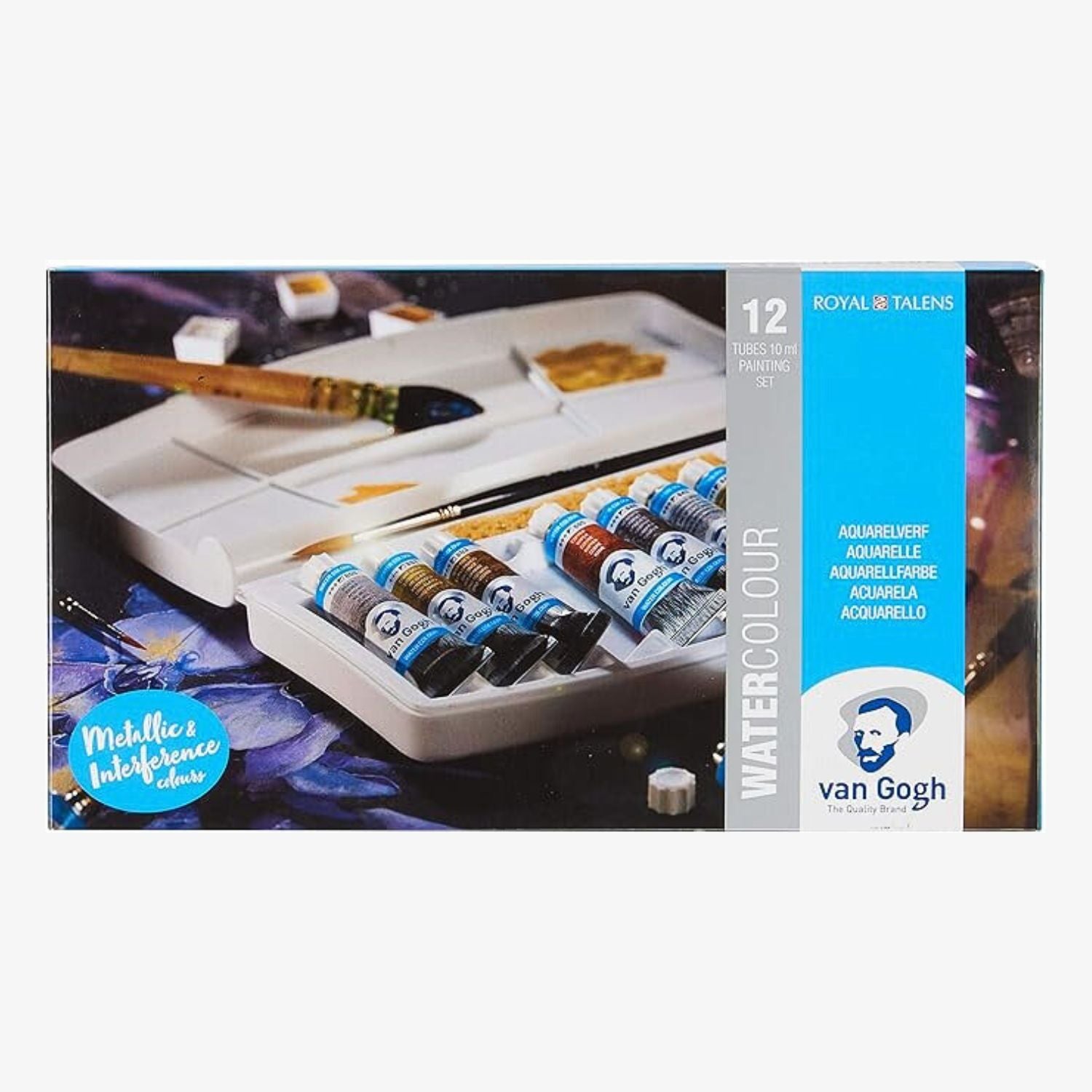 Van Gogh sæt med metalliske interference farver (tuber)