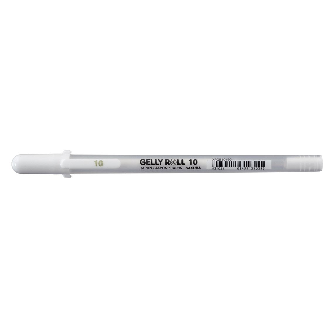 Hvid gelly roll pen 1,0 mm - Sakura